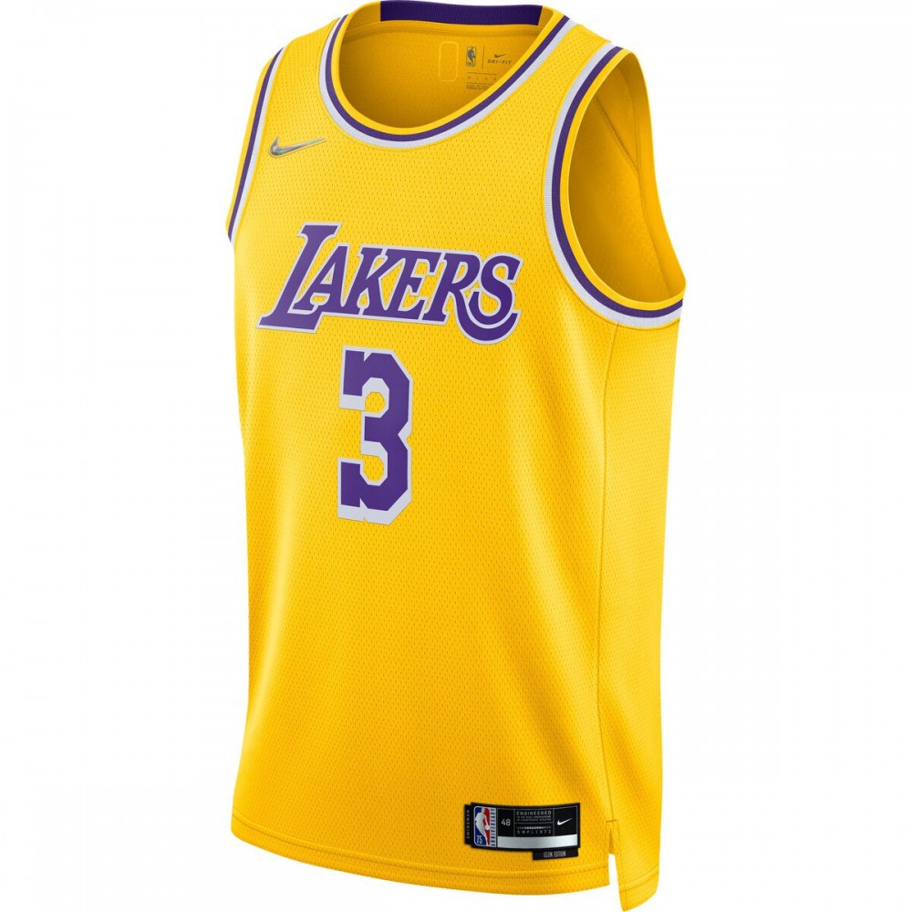 Anthony Davis Los Angeles Lakers 2021/22 Diamond Swingman Jersey - Icon Edition - Gold-Pro Kit Vault | Brand New 26/27 Sports Jerseys